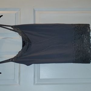 Dark Gray lace tank top